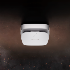 AJAX FireProtect 2 RB Plus Değiştirilebilir Pilli Isı, Duman ve CO Dedektörü